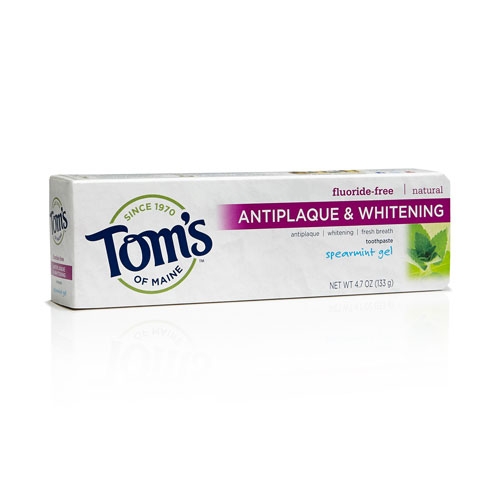 Fluoride-Free Antiplaque & Whitening Toothpaste Gel