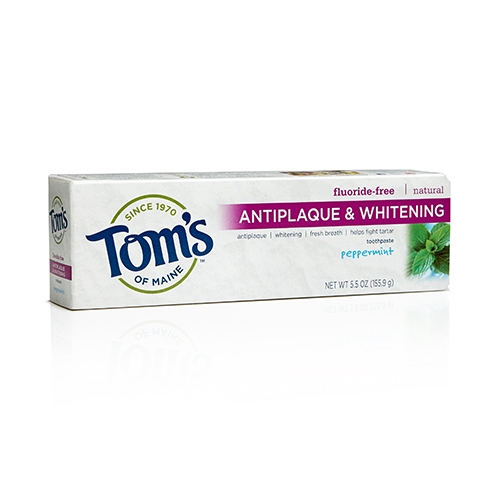 Fluoride-Free Antiplaque & Whitening Toothpaste