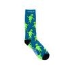 Alien Dance Party Socks (Indigo Heather)