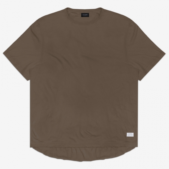 MT DOUBLE LAYER SCALLOP TEE