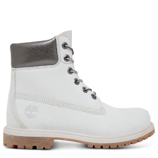 Women's 6-Inch Premium Metallic Collar Waterproof Boots