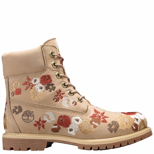 Women's 6-Inch Premium Embroidered Waterproof Boots