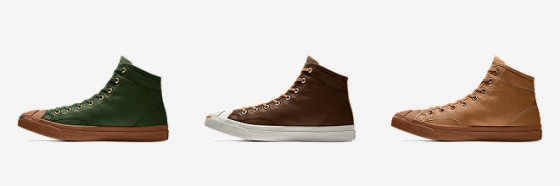Converse Custom Jack Purcell Premium Leather Mid Top