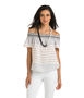 Vineyard Stripe Off the Shoulder Top