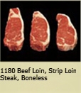 Beef Loin, Strip Loin Steak, Boneless