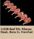 Beef Rib, Ribeye Steak, Bone In, Frenched