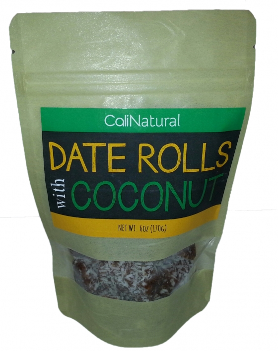 Date Rolls with Coconut