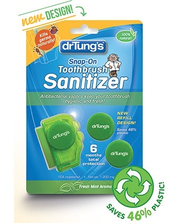 Snap-On Toothbrush Sanitizer