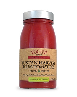 TUSCAN HARVEST 100% ORGANIC DICED PLUM TOMATOES