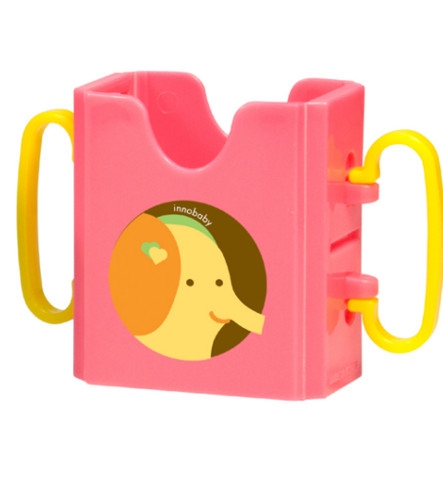 Sippin' SMART™ juice box holder - elephant / pink