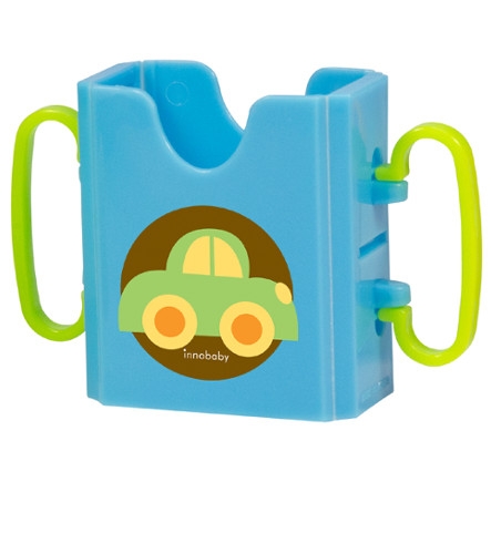 Sippin' SMART™ juice box holder - car / blue