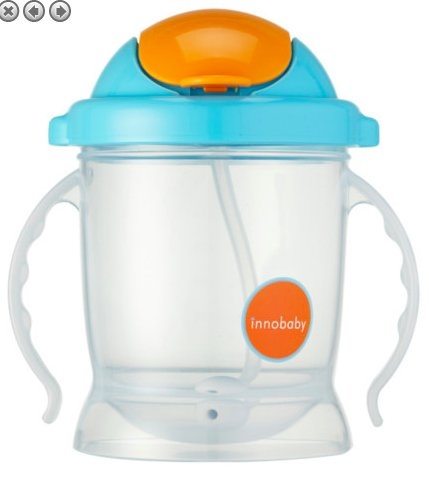 Sippin' SMART™ ez flow straw sippy - blue