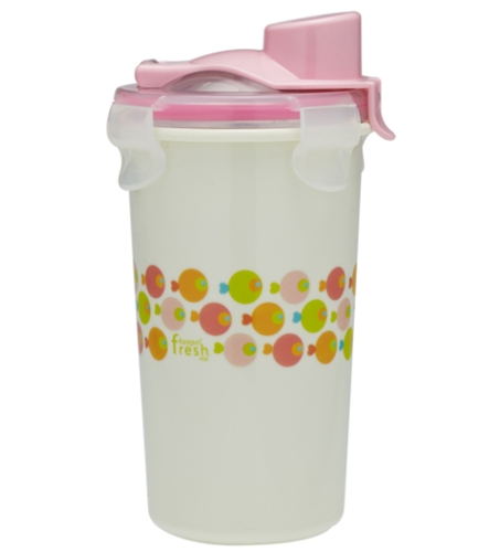 Keepin' SMART™ double insulated stainless cup - pink / fish / 12 oz