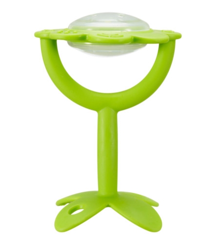 Teethin' SMART™ ez grip teether - flower / green