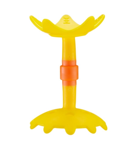 Teethin' SMART™ ez grip teether - star / yellow